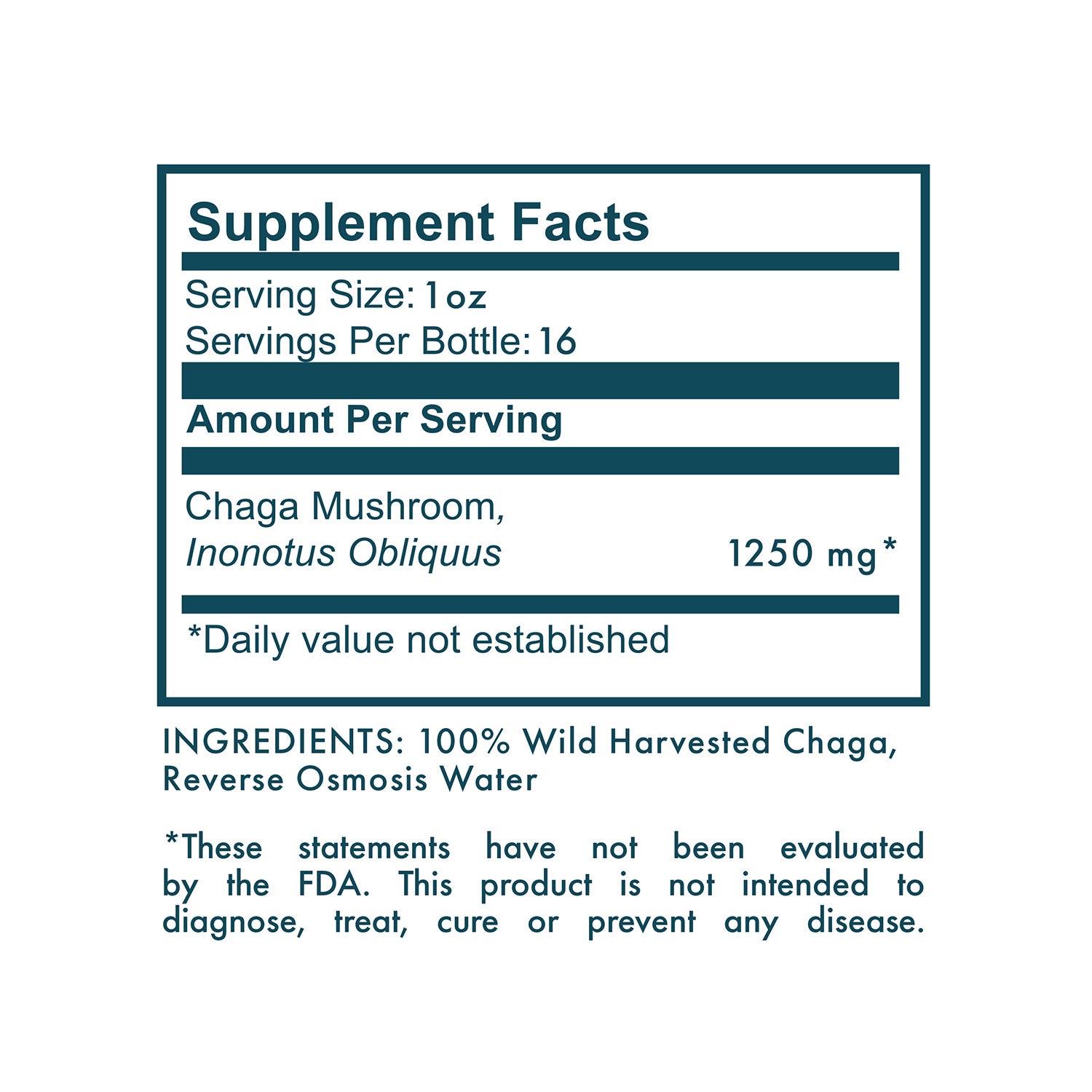 Chaga Concentrate 16oz