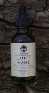 Life Itself Lion's Mane Tincture - Dual Extract for Focus & Clarity - NY Grown - 2oz