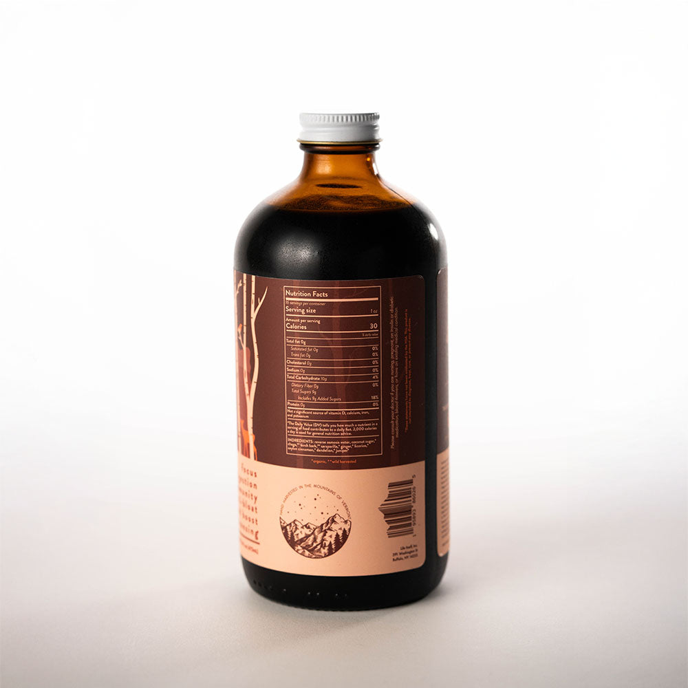 Chaga Birch Beer Syrup 16oz