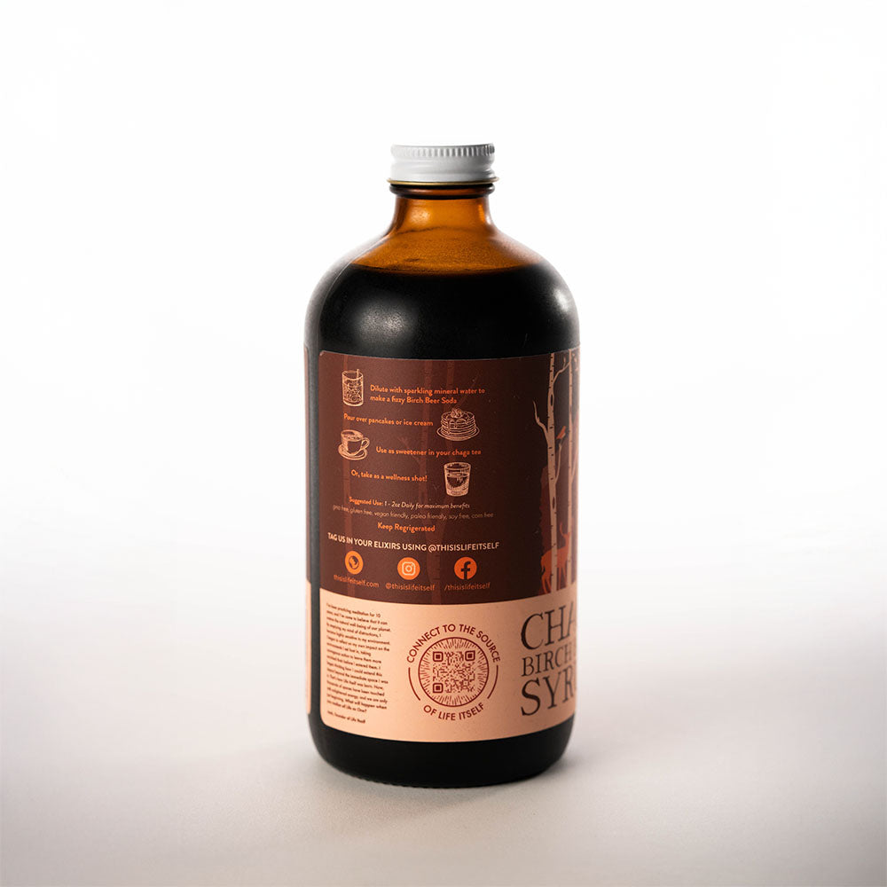 Chaga Birch Beer Syrup 16oz