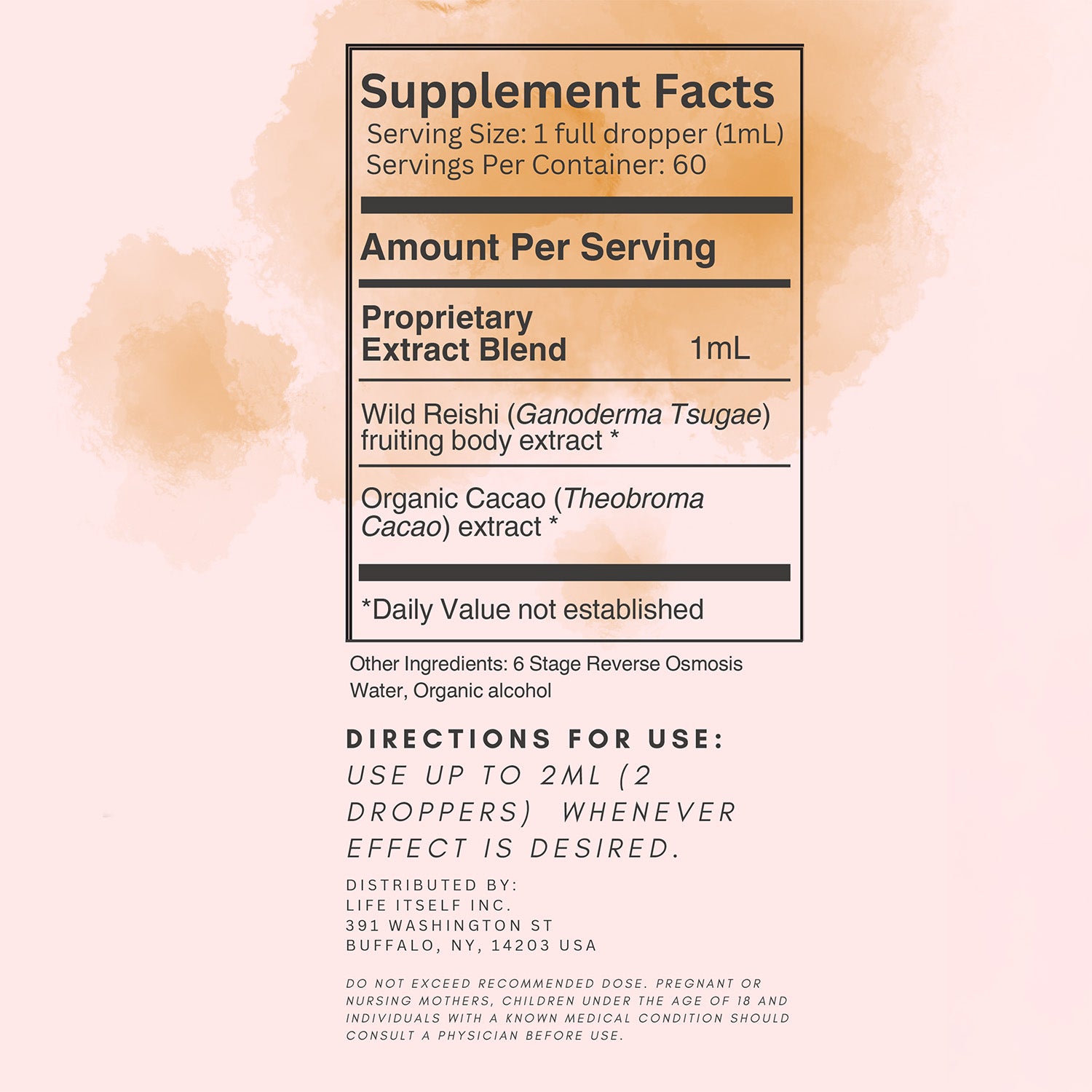 Reishi & Cacao Tincture 2oz